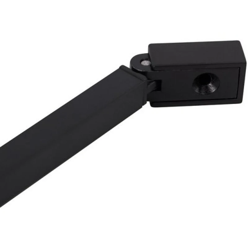 Шторка на ванну Cezares Liberta 80 LIBERTA-V-1-TB-80/155-C-NERO профиль Черный матовый стекло прозрачное