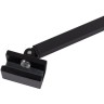 Шторка на ванну Cezares Liberta 80 LIBERTA-V-1-TB-80/155-C-NERO профиль Черный матовый стекло прозрачное