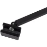 Шторка на ванну Cezares Liberta 80 LIBERTA-V-1-TB-80/155-C-NERO профиль Черный матовый стекло прозрачное