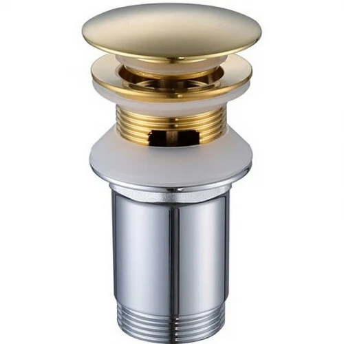 Донный клапан Caprigo Parts 99-534-BRG click-clack Золото матовое