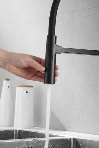 Смеситель для кухни Rose R133H цвет Черный