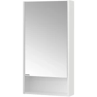 Зеркальный шкаф Aquaton Сканди 45 1A252002SD010 Белый МДФ / ЛДСП, стекло