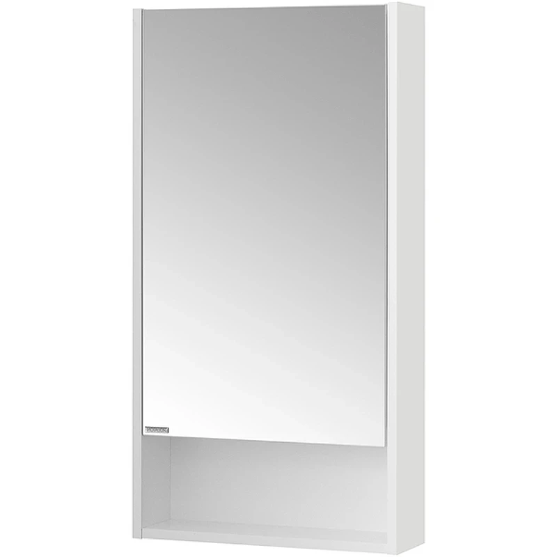 Зеркальный шкаф Aquaton Сканди 45 1A252002SD010 Белый МДФ / ЛДСП, стекло