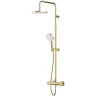 Душевая система AM.PM X-Joy F0785A499 с термостатом Золото латунь на стену
