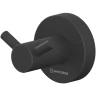 Двойной крючок Whitecross Ergo black ER2212BL Черный матовый