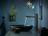 Смеситель для раковины Hansgrohe Metropol 32512340 Шлифованный черный хром латунь