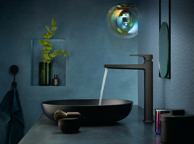 Смеситель для раковины Hansgrohe Metropol 32512340 Шлифованный черный хром латунь