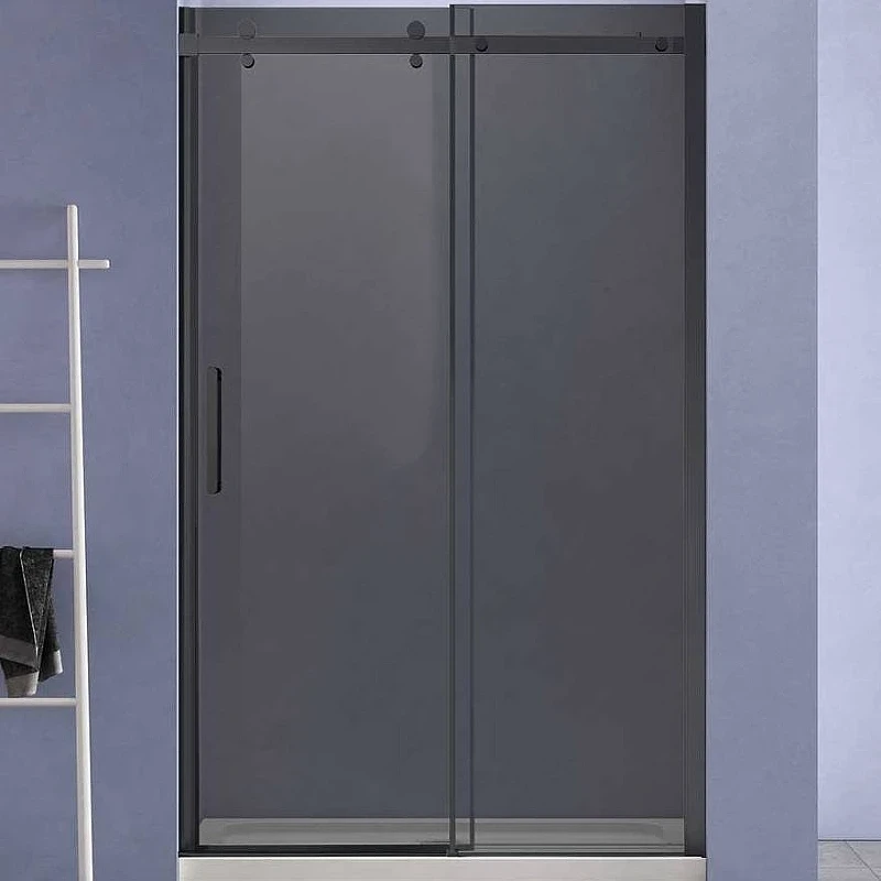 Душевая дверь Vincea Como-N 140 VDS-4CN140CGB профиль Черный стекло тонированное