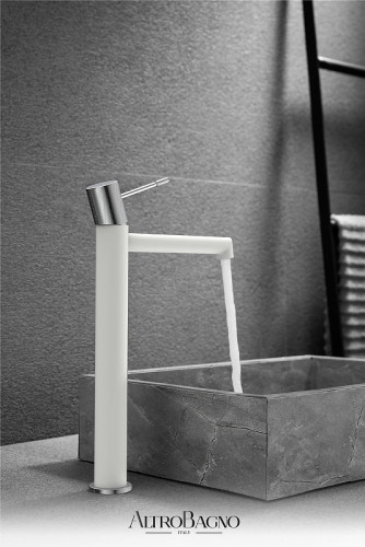 Смеситель для раковины AltroBagno Intento 010217 MW цвет Белый матовый