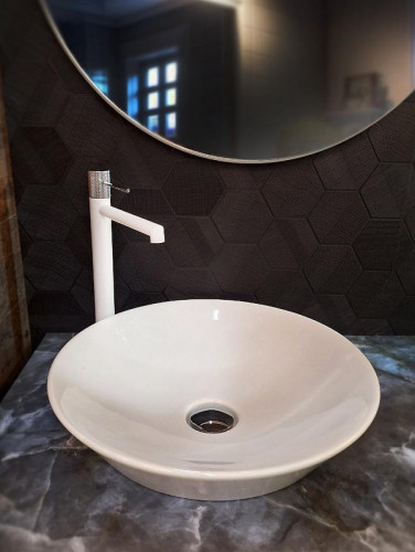 Смеситель для раковины AltroBagno Intento 010217 MW цвет Белый матовый