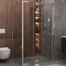 Душевой уголок Cezares Molveno 120x90 MOLVENO-AHF-31-120/90-C-CR-IV профиль Хром стекло прозрачное