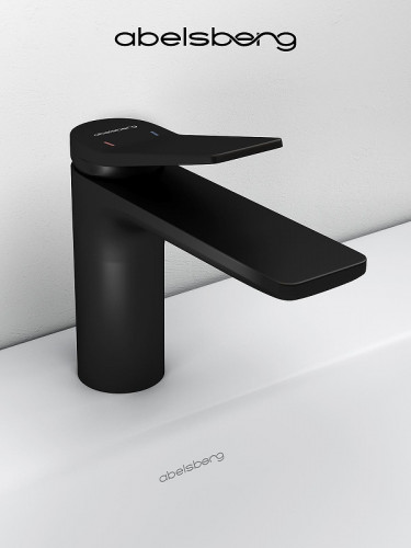 Смеситель для раковины Abelsberg Intensa EGF23520MB цвет Вулканический черный