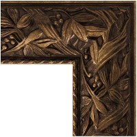 Зеркало Evoform Exclusive-G Floor 203х84 BY 6326 с гравировкой в багетной раме - Византия бронза 99 мм стекло