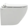 Комплект унитаза AQUAme AQM2002 с инсталляцией Berges Atom 410 040332 с сиденьем Микролифт и Черной матовой клавишей смыва фаянс подвесной