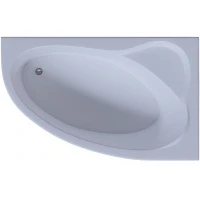 Акриловая ванна Aquatek Фиджи 170х110 R FID170-0000005 без гидромассажа с фронтальной панелью с каркасом (вклеенный) со слив-переливом