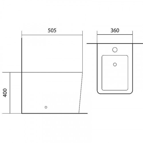 Биде Aquatek Либра New AQ1266N-00 Белое