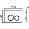 Комплект унитаза с инсталляцией WeltWasser AMBERG 497 ST + ERLENBACH 004 GL-WT + AMBERG RD-WT 10000006686 цвет Белый глянцевый с сиденьем Микролифт и клавишей смыва цвет Белый