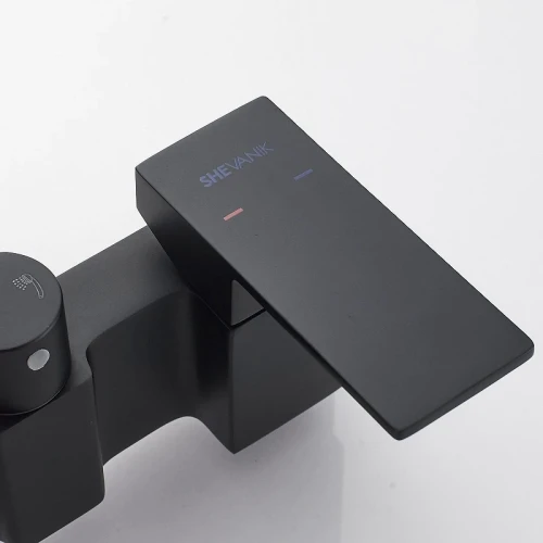 Душевая система Shevanik S9636H цвет Черный матовый