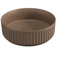 Раковина накладная Isvea Infinity 36 10NF66036-2H цвет Коричневый матовый