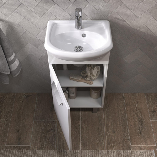 Тумба под раковину Vigo Hoska 45 227 цвет Белый