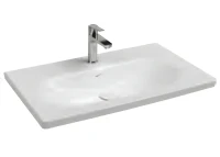Раковина встраиваемая сверху Isvea SistemaS 81 10SS50081 цвет Белый