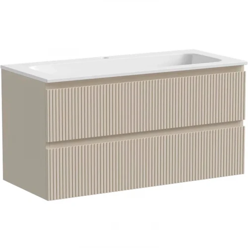 Тумба под раковину Sancos Snob T 100 SNT100CE подвесная Beige Soft МДФ / ЛДСП