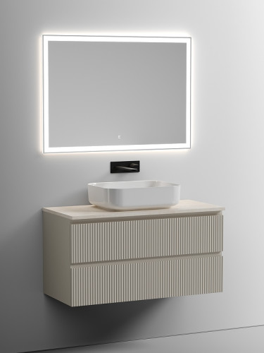 Тумба под раковину Sancos Snob T 100 SNT100CE подвесная Beige Soft МДФ / ЛДСП