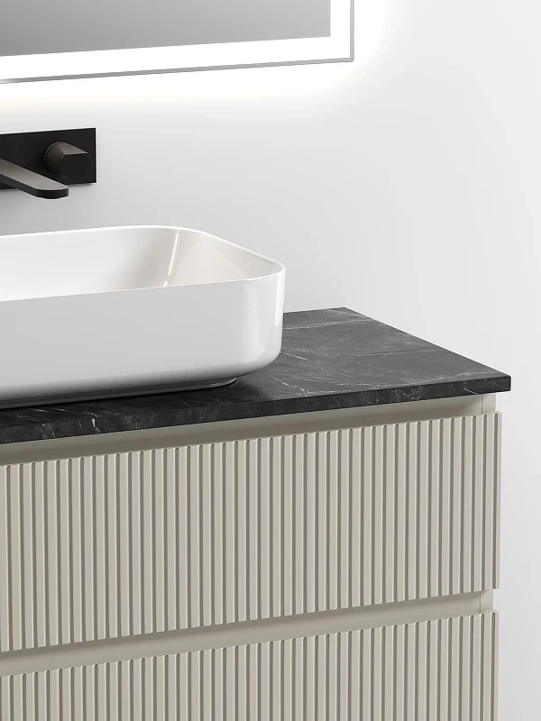Тумба под раковину Sancos Snob T 100 SNT100CE подвесная Beige Soft МДФ / ЛДСП