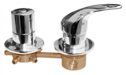 Смеситель для душа Rav Slezak 3 X382 хром встраиваемый