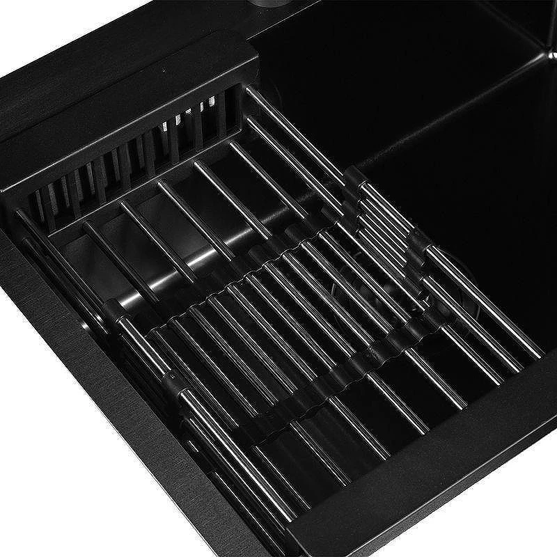 Кухонная мойка Wisent 50 WS35044B/WGER019B/W405B/W302644B/W74004-02 со смесителем цвет Графит