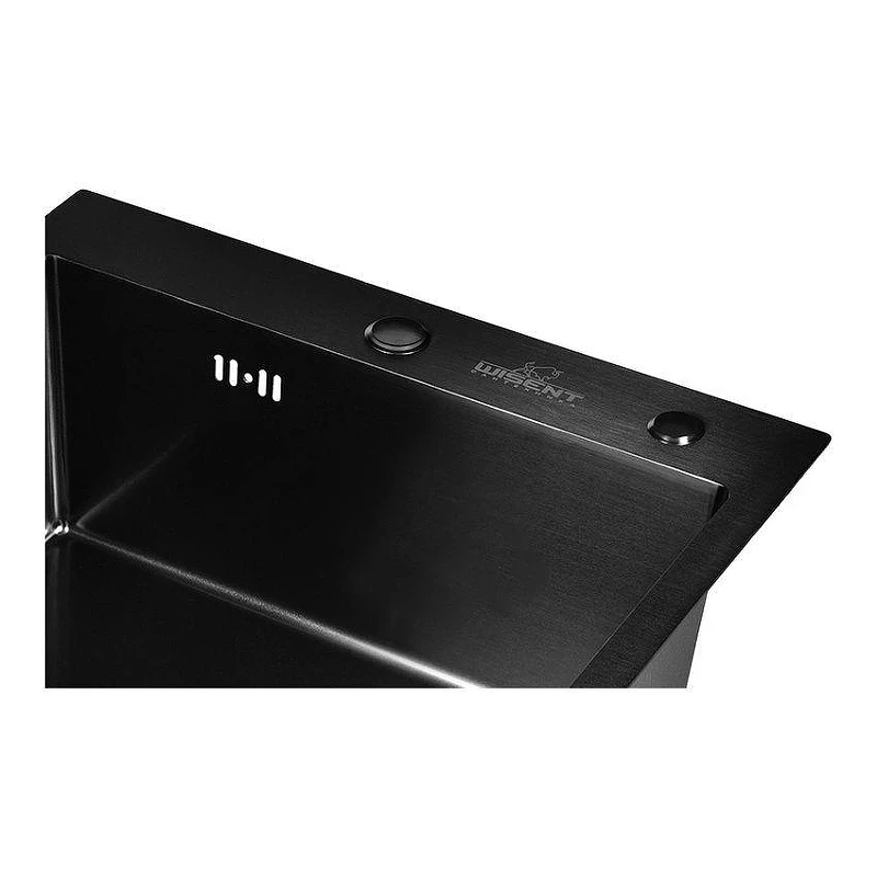 Кухонная мойка Wisent 50 WS35044B/WGER019B/W405B/W302644B/W74004-02 со смесителем цвет Графит