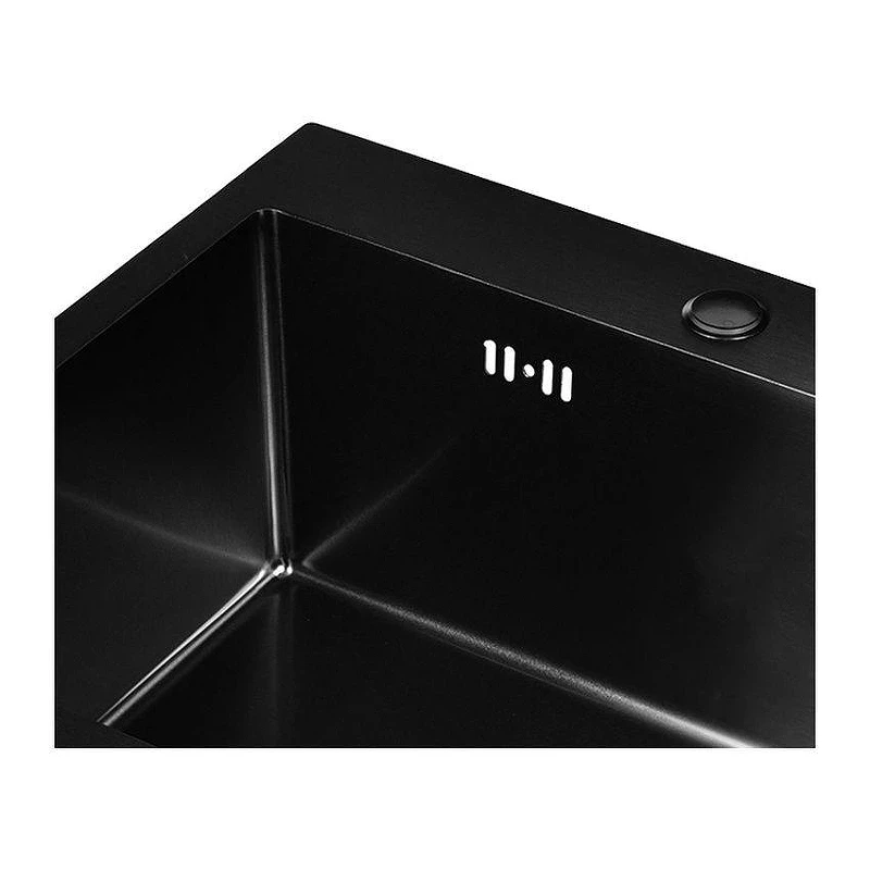 Кухонная мойка Wisent 50 WS35044B/WGER019B/W405B/W302644B/W74004-02 со смесителем цвет Графит