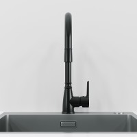 Смеситель для кухни Laparet Alamera N2040929LPT Черный латунь