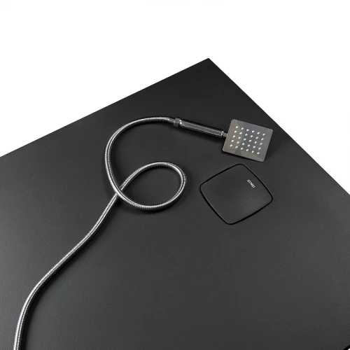 Душевой поддон из искусственного камня Starohome Cosmo 160х90 13024589 Black Matt