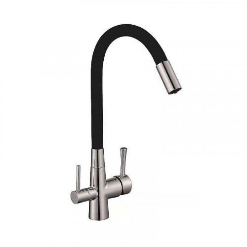 Смеситель для кухни Savol S-L1806L-01 цвет Сатин Черный