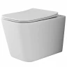 Унитаз Ceramicanova Cubic CN1806 подвесной с сиденьем Микролифт фарфор подвесной
