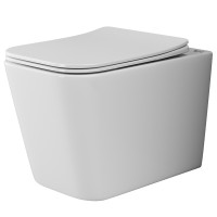 Унитаз Ceramicanova Cubic CN1806 подвесной с сиденьем Микролифт фарфор подвесной