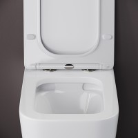 Унитаз Ceramicanova Cubic CN1806 подвесной с сиденьем Микролифт фарфор подвесной