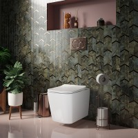 Унитаз Ceramicanova Cubic CN1806 подвесной с сиденьем Микролифт фарфор подвесной
