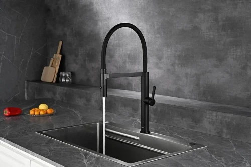 Смеситель для кухни AQUAme Cucina AQM9904MB цвет Черный матовый