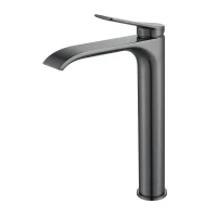 Смеситель для раковины Shevanik S4111T цвет Оружейная сталь