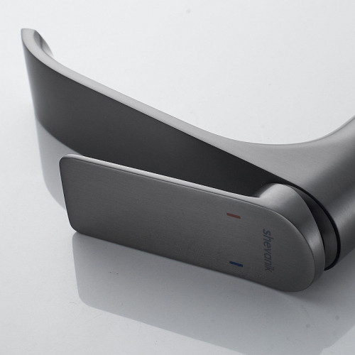 Смеситель для раковины Shevanik S4111T цвет Оружейная сталь