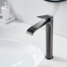 Смеситель для раковины Shevanik S4111T цвет Оружейная сталь