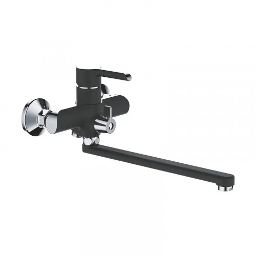 Смеситель для ванны Shevanik S6022H универсальный цвет Черный Хром