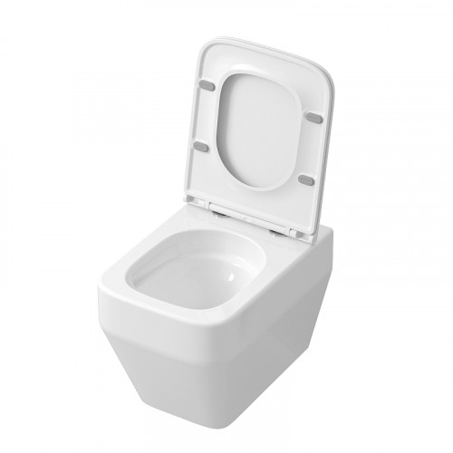 Унитаз Grossman Торнадо GR-4410SQ подвесной цвет Белый с сиденьем Микролифт