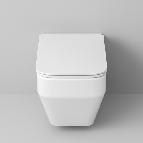 Унитаз Grossman Торнадо GR-4410SQ подвесной цвет Белый с сиденьем Микролифт