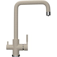 Смеситель для кухни Ulgran Classic U-019-328 Бежевый латунь