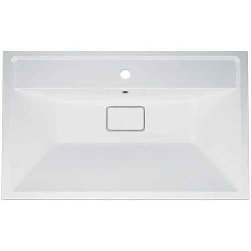 Раковина AM.PM Inspire V2.0 80 M50AWPX0801WG Белая искусственный камень (литьевой мрамор) полувстраиваемая