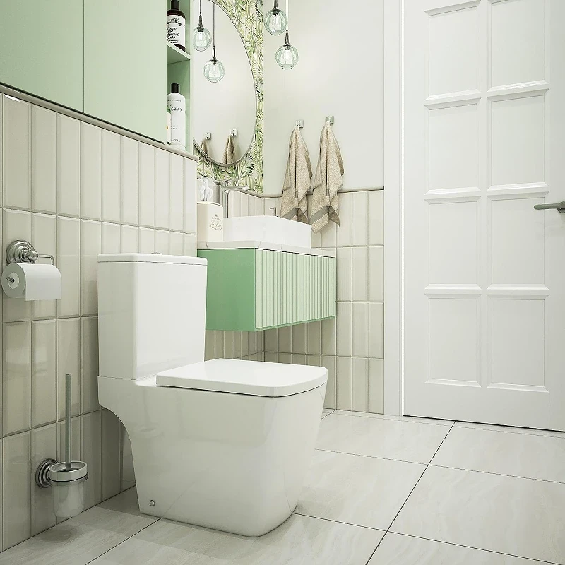 Унитаз компакт Lavinia Boho Aveo 330601CR цвет Белый глянцевый с бачком и сиденьем Микролифт