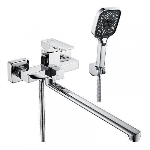 Смеситель для ванны Shevanik S9622 универсальный цвет Хром